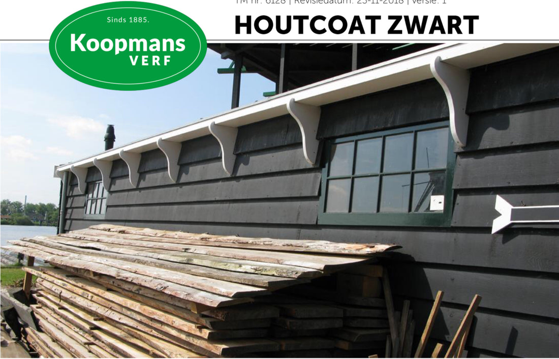 Koopmans Houtcoat Zwart